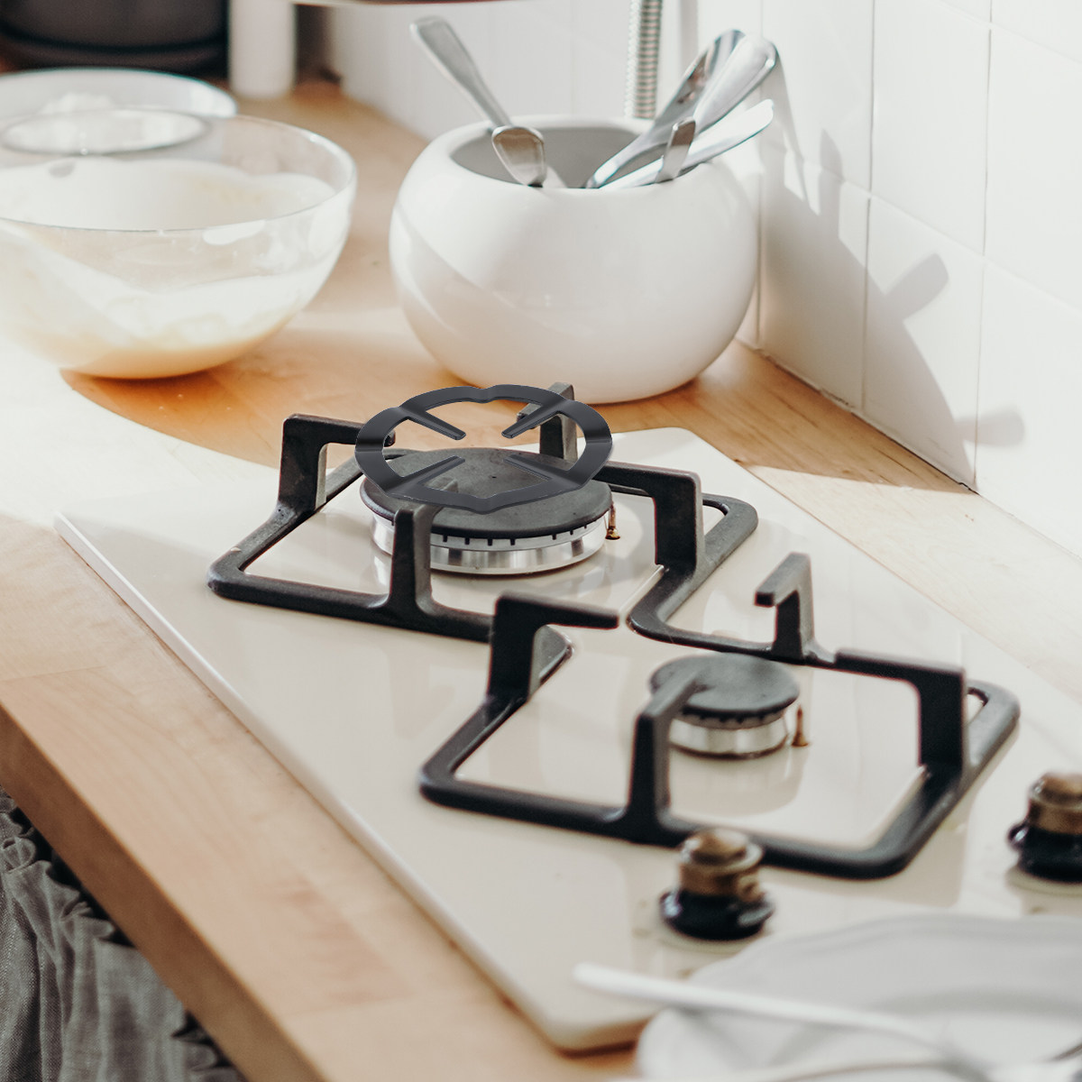 Home Cooking Gas - حامل وعاء للموقد، رف وعاء لمقهى،