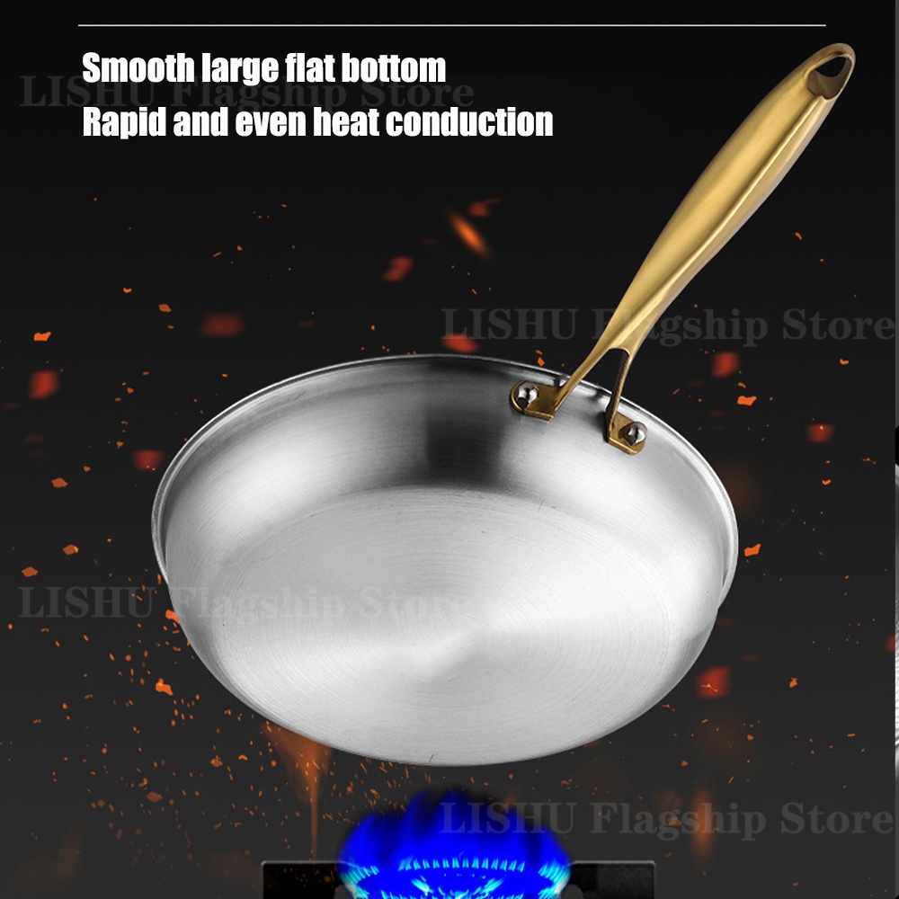 مقلاة من التيتانيوم والفولاذ ا - مراجعة Home Cooking Cookbook وسعره