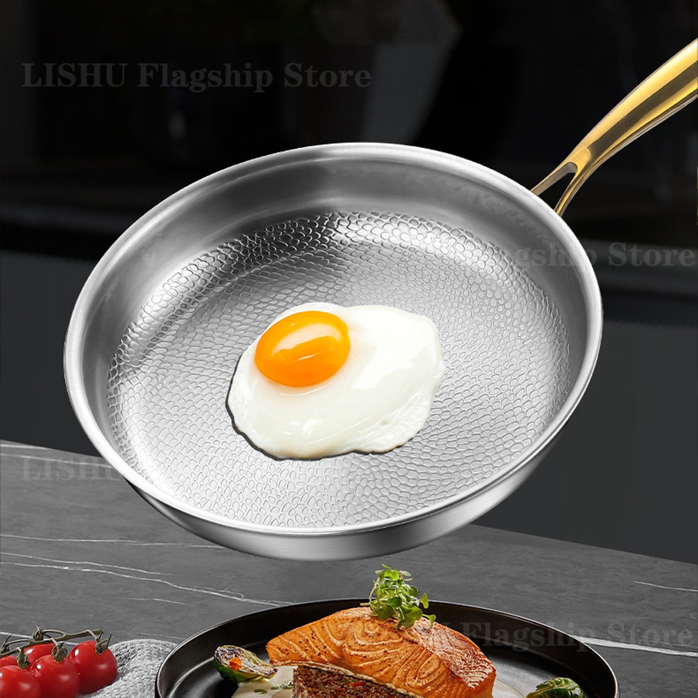 مقلاة من التيتانيوم والفولاذ ا - مراجعة Home Cooking Cookbook وسعره