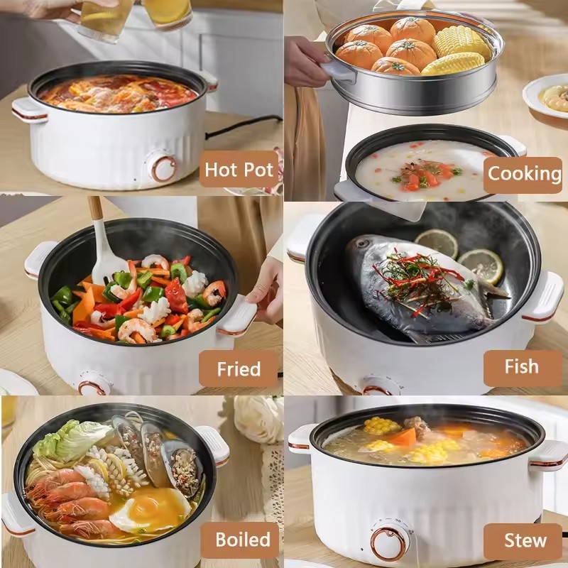 طباخ كهربائي محمول متعدد الوظا - مراجعة Home Cooking Cookbook وسعره